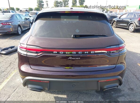 WP1AA2A56PLB10629 2023 PORSCHE MACAN Темно-бордовый 