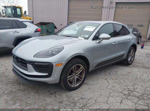 WP1AA2A58PLB07022 2023 PORSCHE MACAN Gray Առջևի ձախ երեք քառորդ տեսարան