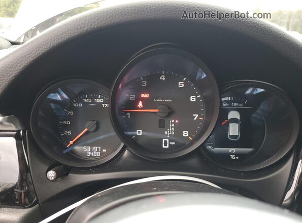 WP1AA2A59LLB02485 2020 PORSCHE MACAN Blue Սարքավորումների վահանակի տեսք