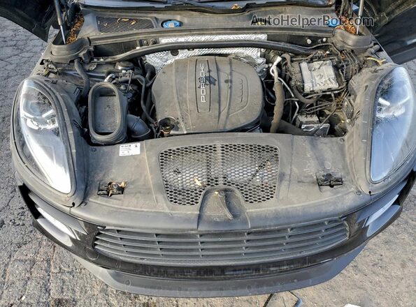 WP1AA2A5XMLB09771 2021 PORSCHE MACAN Black Вид підкапотного простору