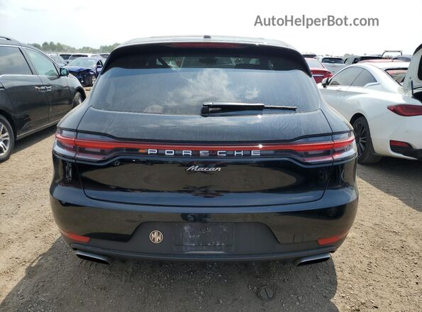WP1AA2A5XMLB14159 2021 PORSCHE MACAN Black Widok z tyłu