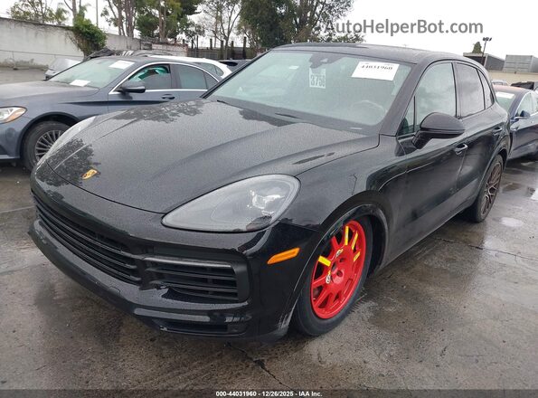 WP1AA2AY0PDA08795 2023 PORSCHE CAYENNE Black წინა მარცხენა ხედი სამი მეოთხედიდან