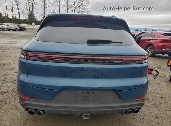WP1AA2AY0RDA09819 2024 PORSCHE CAYENNE Синий Вид сзади