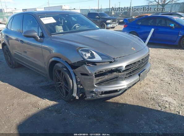 WP1AA2AY2MDA08230 2021 PORSCHE CAYENNE Gray Դիմացի տեսք