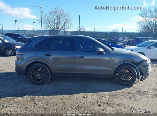 WP1AA2AY2MDA08230 2021 PORSCHE CAYENNE Gray Սալոնի հետևի տեսք