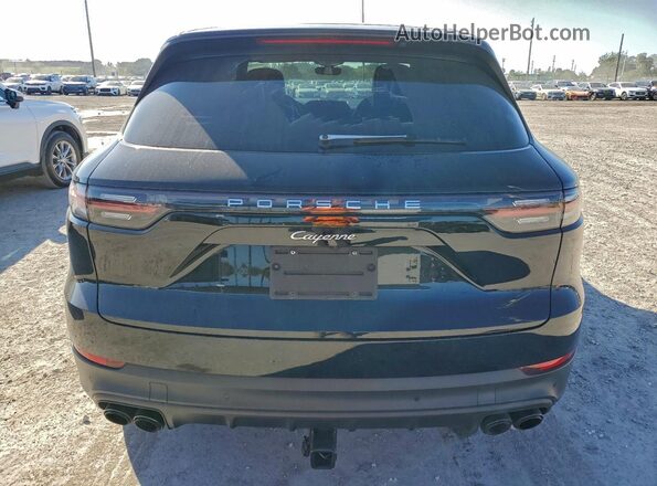 WP1AA2AY2NDA04020 2022 PORSCHE CAYENNE Black Rear view