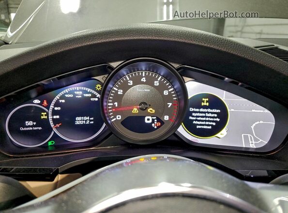 WP1AA2AY3KDA14549 2019 PORSCHE CAYENNE Серый Вид щитка приборов