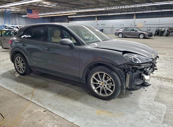 WP1AA2AY3KDA14549 2019 PORSCHE CAYENNE Серый Передняя правая четверть