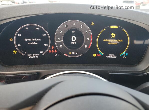 WP1AA2AY5SDA03505 2025 PORSCHE CAYENNE Белый Вид щитка приборов