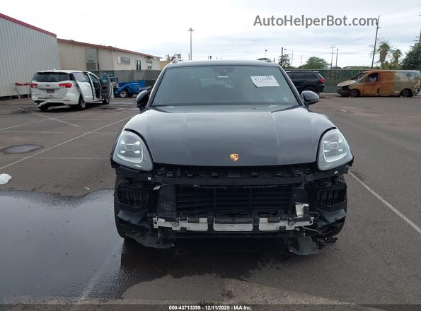 WP1AA2AY6LDA00663 2020 PORSCHE CAYENNE Black უკანა სალონის ხედი