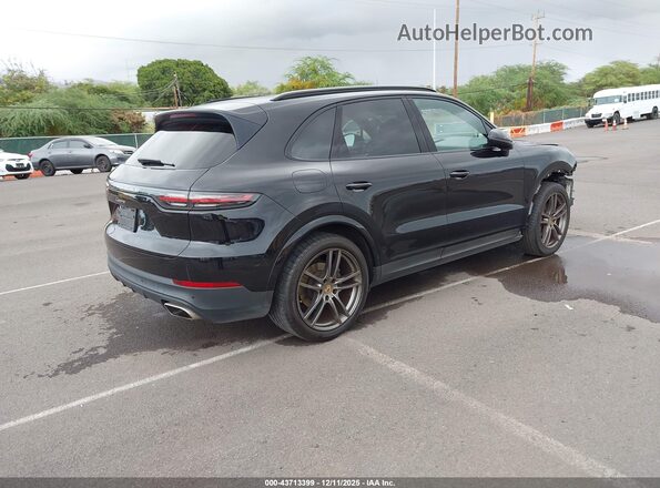 WP1AA2AY6LDA00663 2020 PORSCHE CAYENNE Black უკანა მარჯვენა