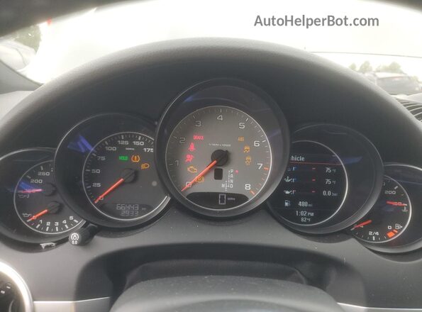 WP1AB2A21GLA93967 2016 PORSCHE CAYENNE Серый Вид щитка приборов
