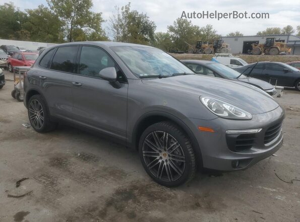WP1AB2A21GLA93967 2016 PORSCHE CAYENNE Серый Передняя правая четверть