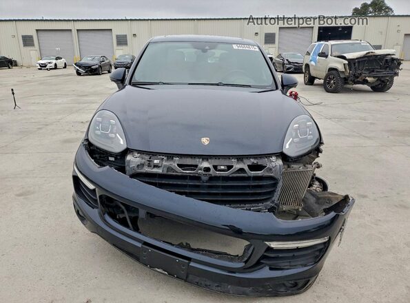 WP1AB2A28HLA52012 2017 PORSCHE CAYENNE Blue Widok z przodu