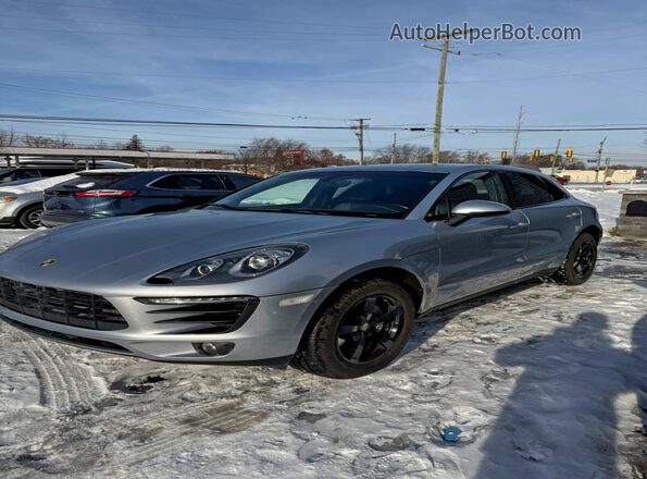 WP1AB2A50GLB54364 2016 PORSCHE MACAN Silver Trasero derecho