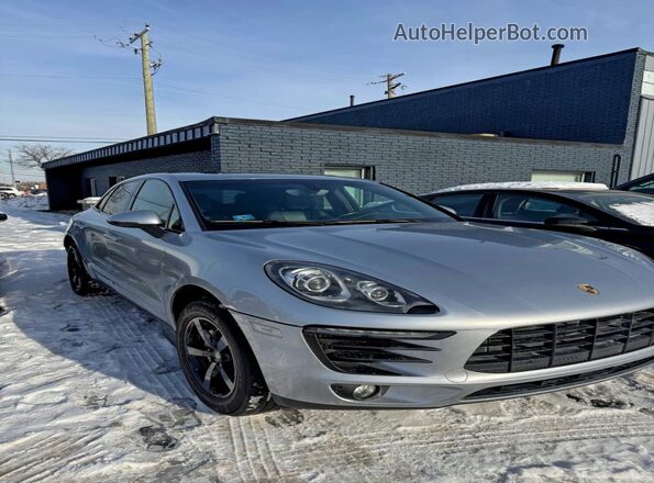WP1AB2A50GLB54364 2016 PORSCHE MACAN Silver Trasero izquierdo