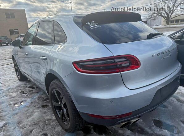 WP1AB2A50GLB54364 2016 PORSCHE MACAN Silver Delantero derecho