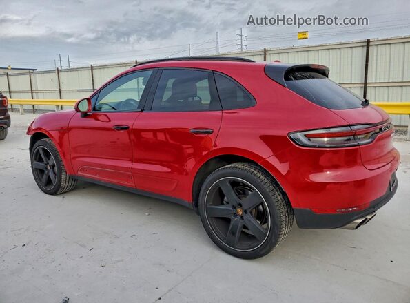 WP1AB2A53MLB32161 2021 PORSCHE MACAN Красный Задняя левая четверть