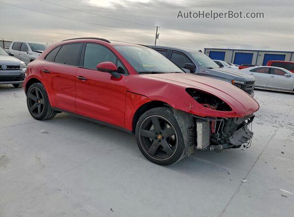WP1AB2A53MLB32161 2021 PORSCHE MACAN Красный Передняя правая четверть