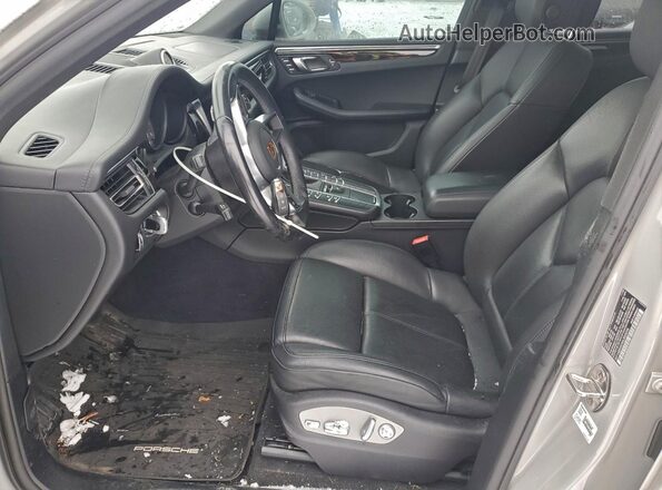 WP1AB2A5XMLB33095 2021 PORSCHE MACAN Gray წინა სალონის ხედი