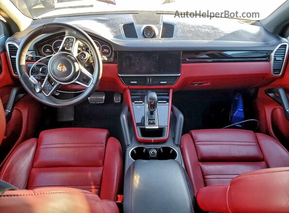 WP1AB2AY3MDA27205 2021 PORSCHE CAYENNE Черный Вид панели приборов