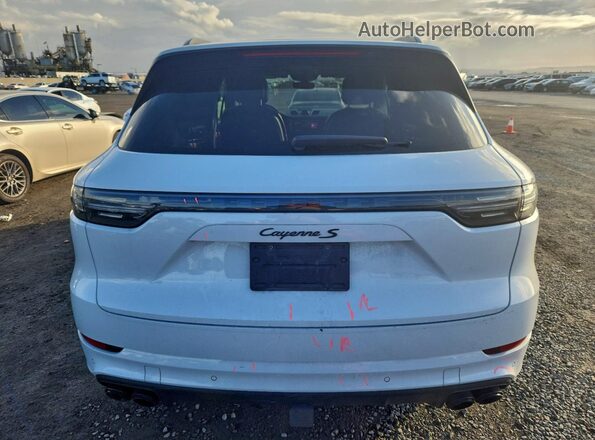 WP1AB2AY6MDA27456 2021 PORSCHE CAYENNE White Vista trasera