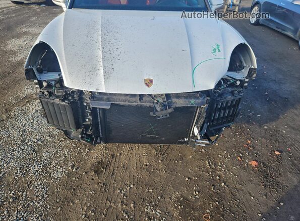 WP1AB2AY6MDA27456 2021 PORSCHE CAYENNE White Vista del compartimento del motor