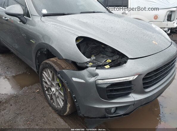 WP1AE2A25GLA60784 2016 PORSCHE CAYENNE Gray წინა ხედი