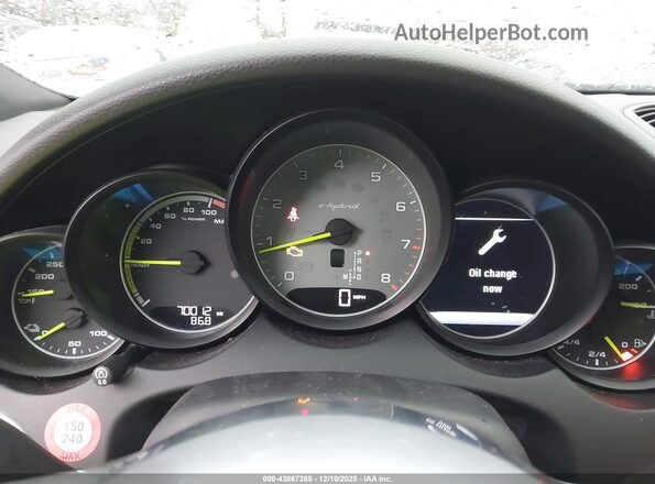 WP1AE2A25GLA60784 2016 PORSCHE CAYENNE Gray უკანა სავარძლების ხედი