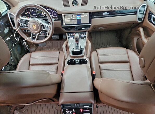 WP1AE2AY3MDA24764 2021 PORSCHE CAYENNE Угольный Вид панели приборов