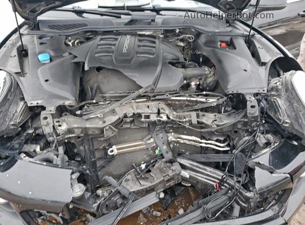 WP1AF2A26GLA40525 2016 PORSCHE CAYENNE Black ძრავის განყოფილების ხედი