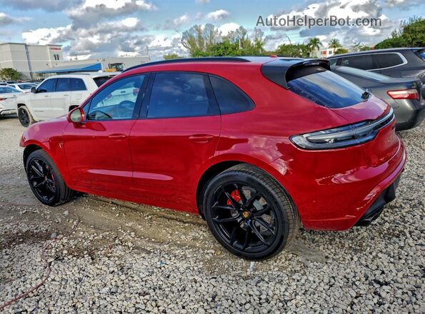 WP1AF2A50PLB57835 2023 PORSCHE MACAN Red უკანა მარცხენა