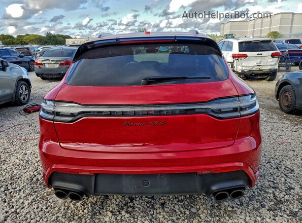 WP1AF2A50PLB57835 2023 PORSCHE MACAN Red უკანა ხედი