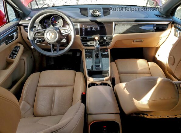 WP1AF2A50PLB57835 2023 PORSCHE MACAN Red წინა პანელის ხედი