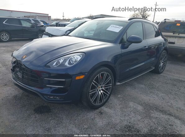WP1AF2A51GLB93811 2016 PORSCHE MACAN Blue წინა მარცხენა ხედი სამი მეოთხედიდან