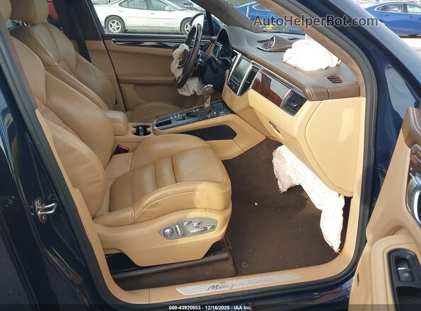 WP1AF2A51GLB93811 2016 PORSCHE MACAN Blue წინა სალონის ხედი