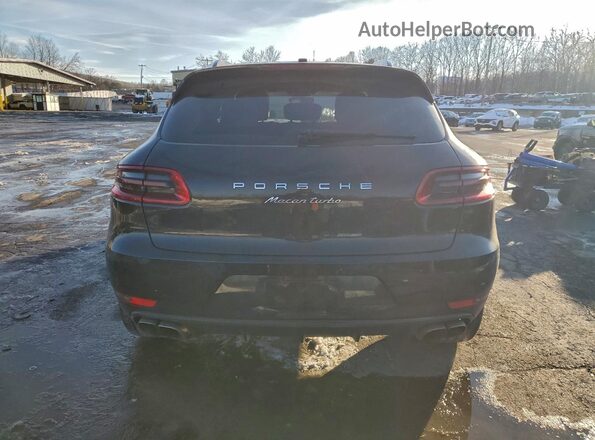 WP1AF2A58GLB95345 2016 PORSCHE MACAN Black Вид ззаду