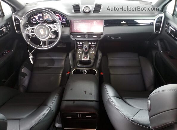 WP1BA2AY1NDA48742 2022 PORSCHE CAYENNE Black წინა პანელის ხედი