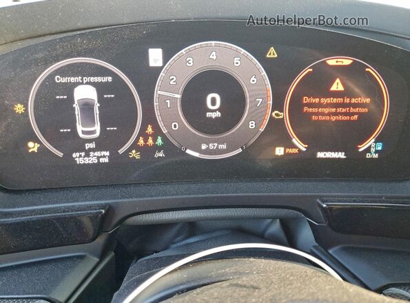 WP1BA2AY1RDA52862 2024 PORSCHE CAYENNE Gray Вид щитка приладів
