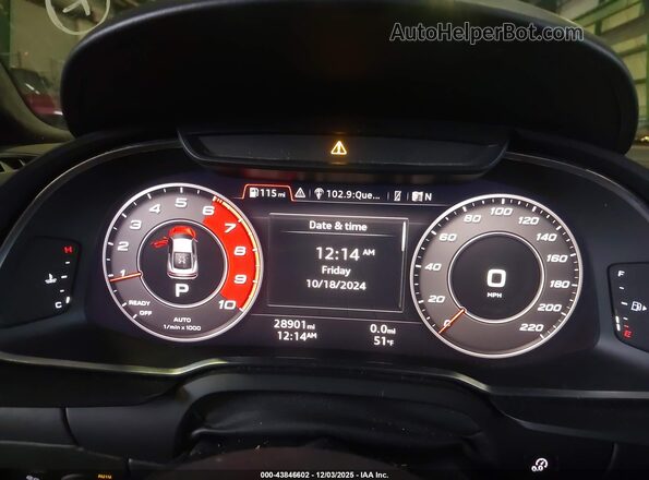 WUAEEAFX7L7900930 2020 AUDI R8 Orange Widok tylnych siedzeń