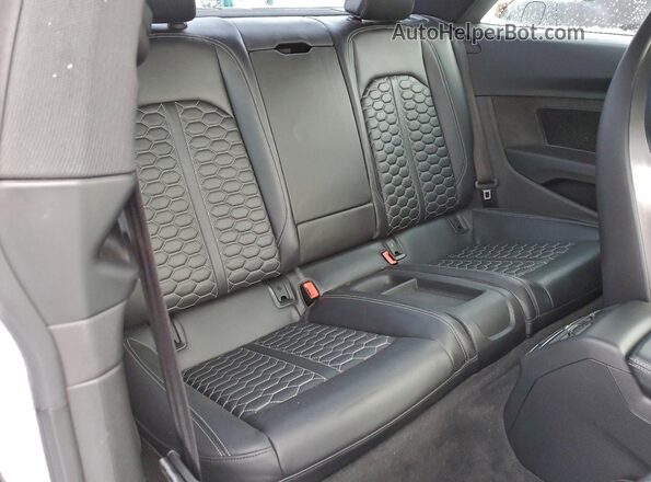 WUAPWAF50JA903074 2018 AUDI RS5 White Rear seats view