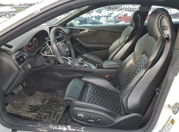 WUAPWAF50JA903074 2018 AUDI RS5 White Front interior view
