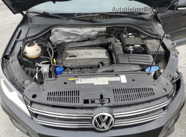 WVGAV7AX4GW519405 2016 VOLKSWAGEN TIGUAN Черный Вид подкапотного пространства