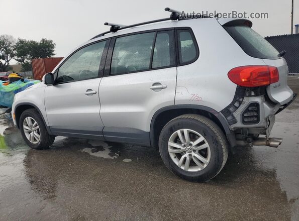 WVGAV7AX4HK039020 2017 VOLKSWAGEN TIGUAN Silver Trasero izquierdo