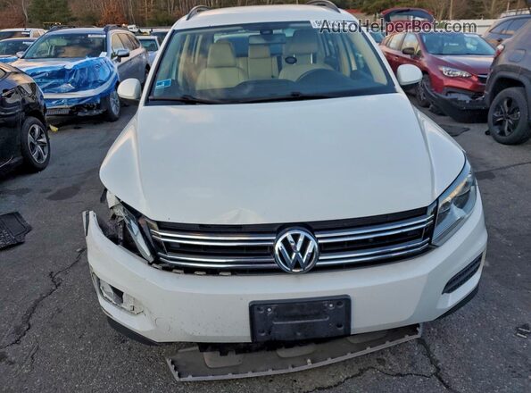 WVGAV7AX9GW575288 2016 VOLKSWAGEN TIGUAN Белый Вид спереди