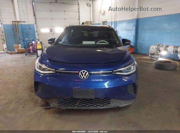 WVGDMPE26MP023199 2021 VOLKSWAGEN ID.4 Blue Instrument cluster view