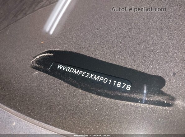 WVGDMPE2XMP011878 2021 VOLKSWAGEN ID.4 Black ძრავის განყოფილების ხედი