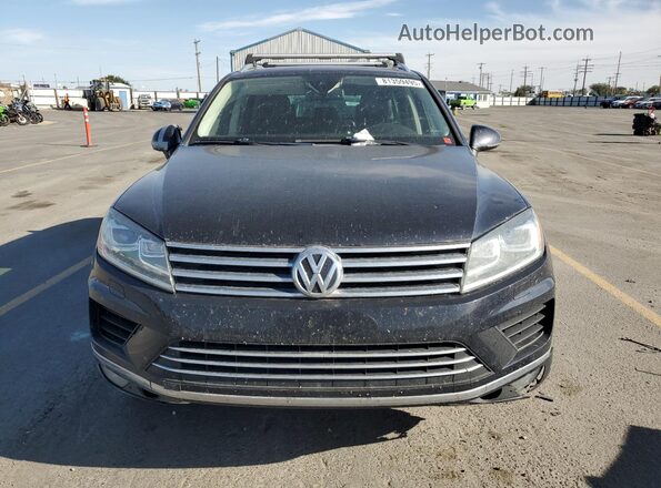 WVGEF9BP7GD010865 2016 VOLKSWAGEN TOUAREG Black Vista frontal