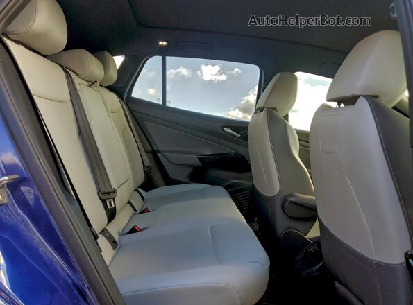 WVGGNPE20MP062512 2021 VOLKSWAGEN ID.4 Blue Rear interior view
