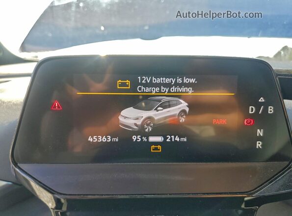 WVGGNPE20MP062512 2021 VOLKSWAGEN ID.4 Blue Instrument cluster view